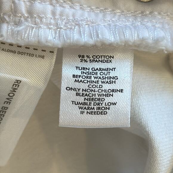 LOFT Women's Modern Flare Jean White Size 10 - Picture 8 of 12